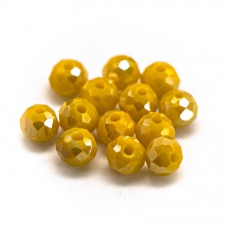 Бусины рондели 4*3мм, цитрусовый из АБ